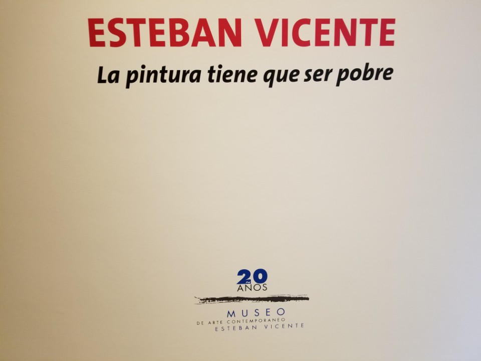 Esteban Vicente 전시회